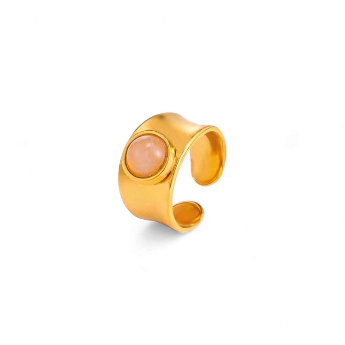 Blush Stone Ring (adjustable)