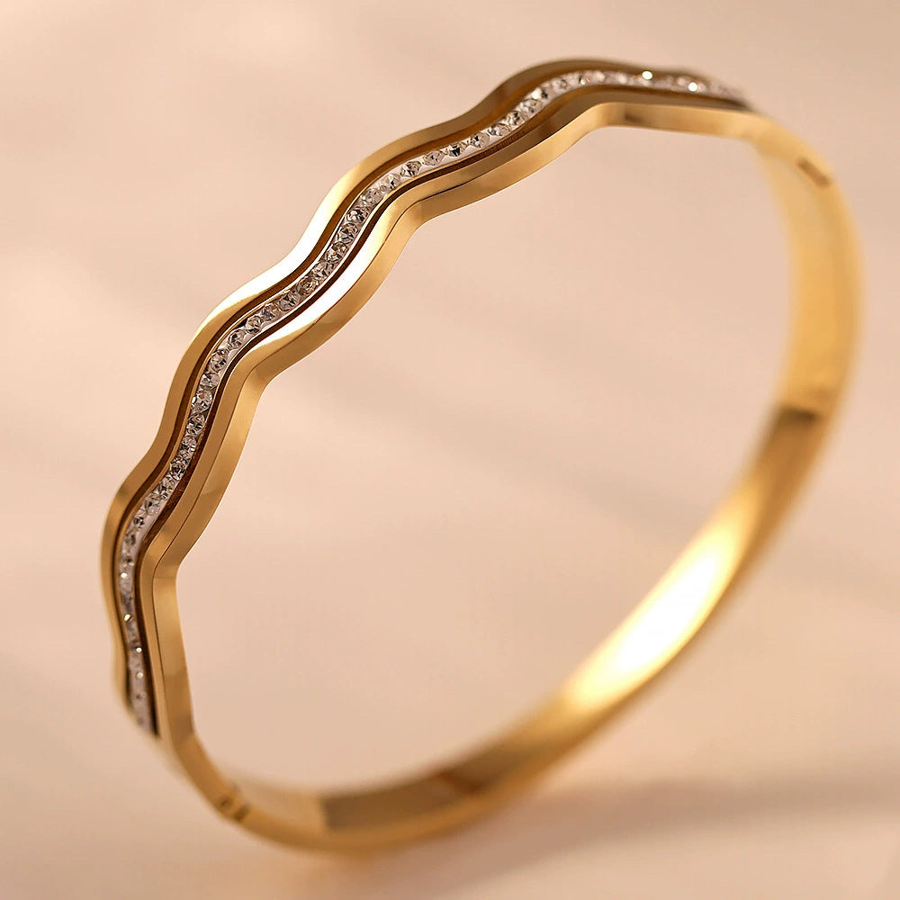 Serene Wave Bangle