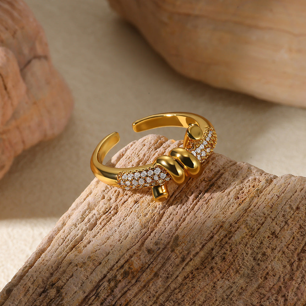 Celeste knot Ring (adjustable)