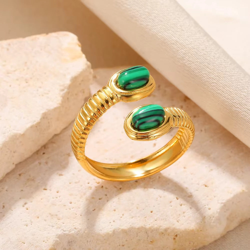Twin Embrace Ring (adjustable)