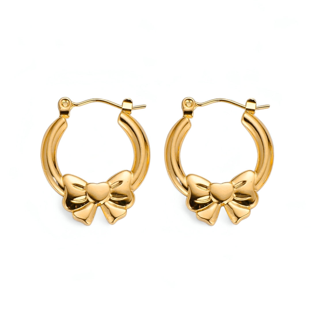 Dainty Knot Hoops