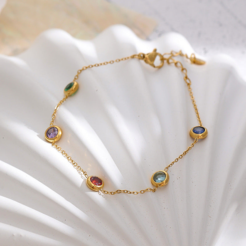 Rainbow Glint Bracelet