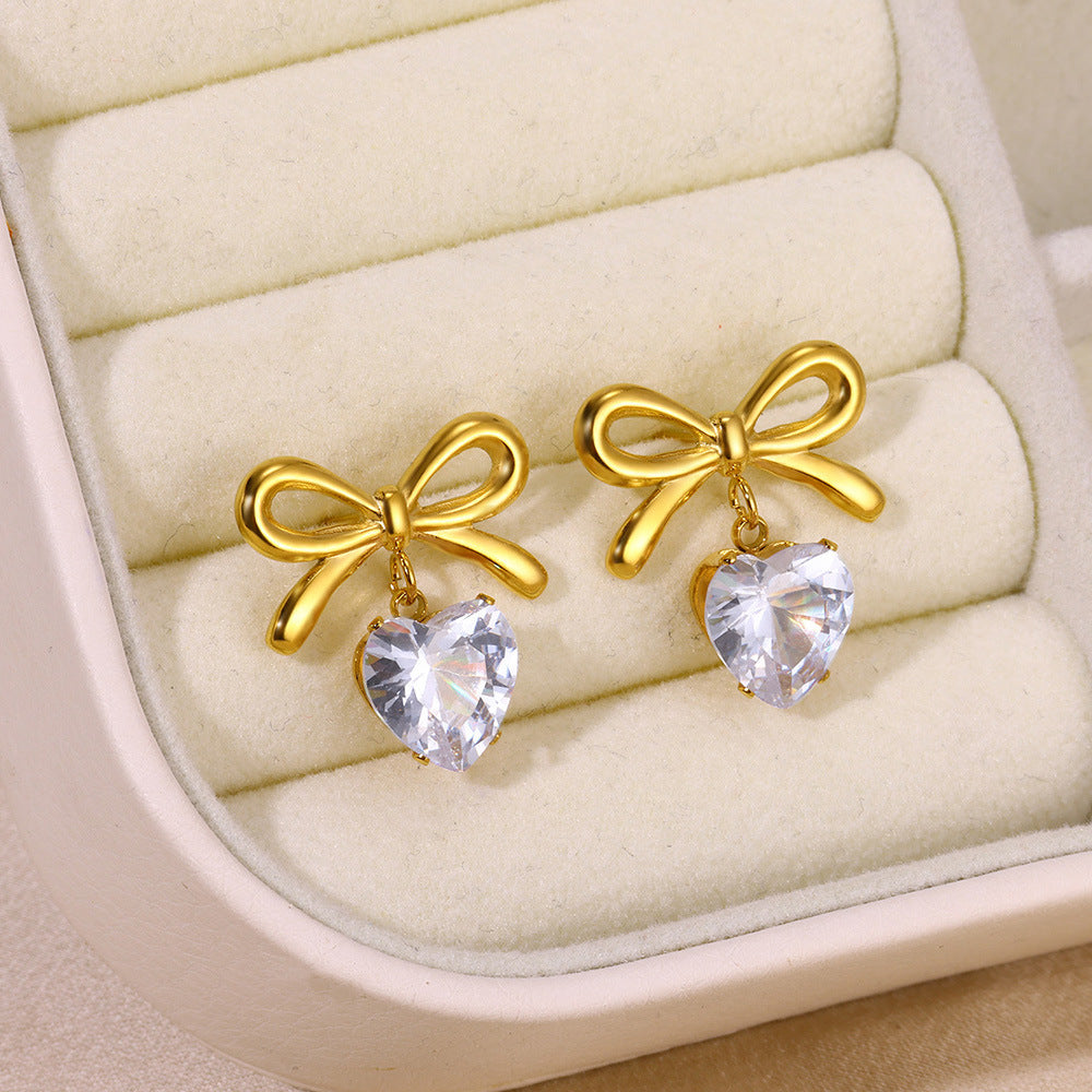Crystal Knot Earrings