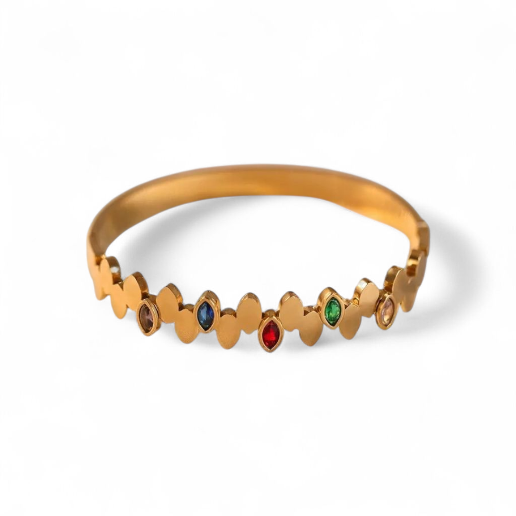 Prism Gemstone Bangle