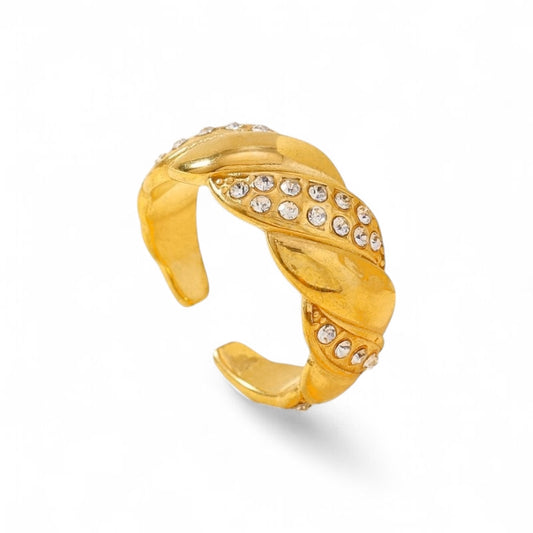 Croissant Aura Ring (adjustable)