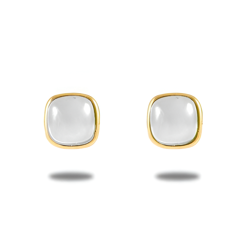 Square Pearl Studs