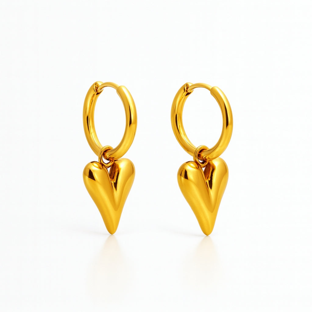Dainty Heart Earrings