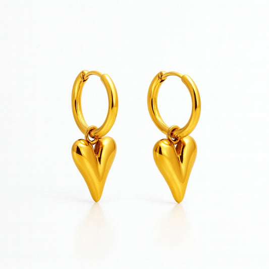 Dainty Heart Earrings