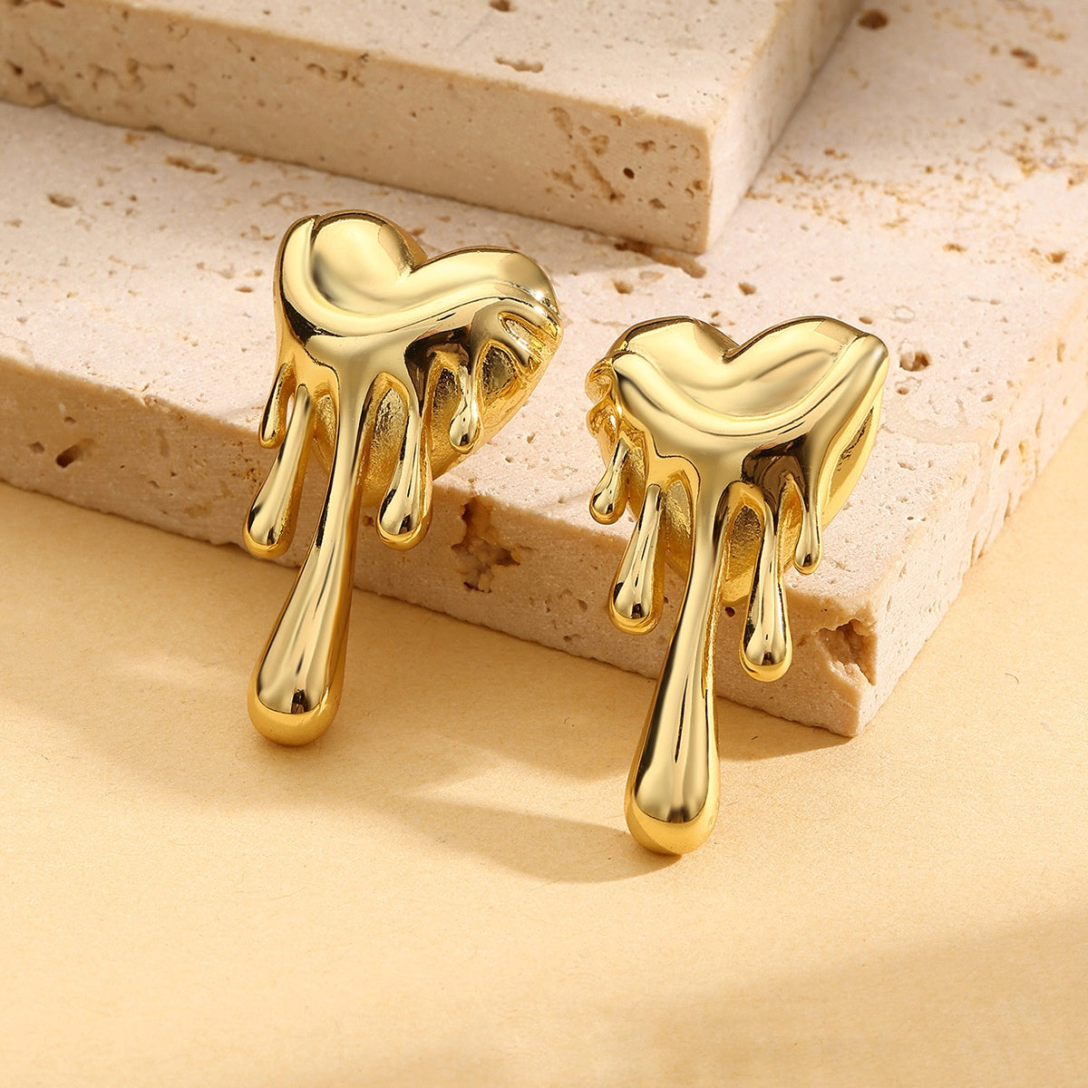 Molten Heart Earrings