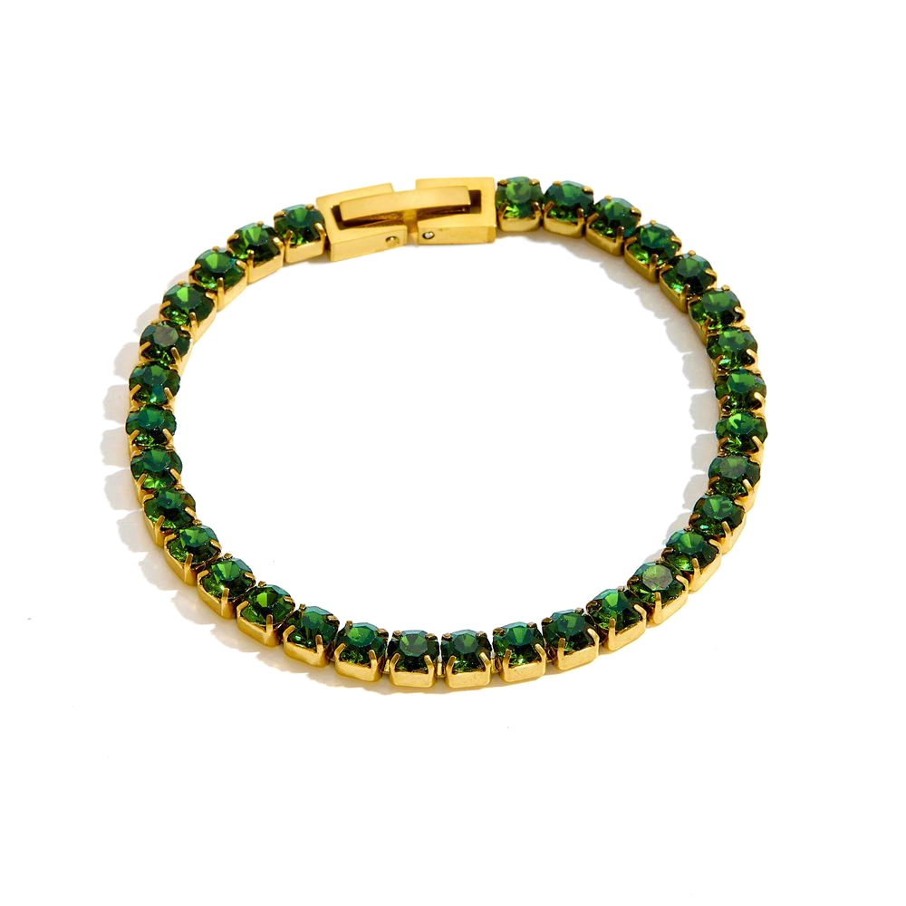 Forest Tennis Bracelet