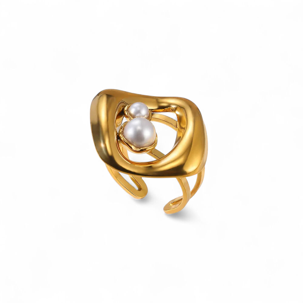 Nova Pearl Ring (adjustable)