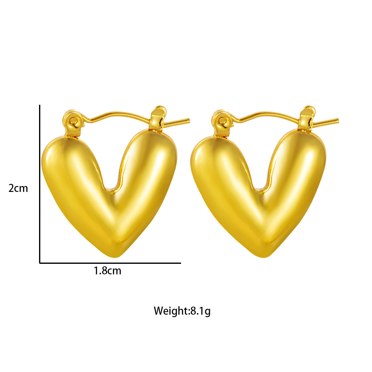 Luxe Heart Earrings