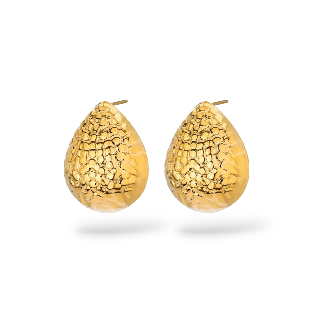 Warped Droplet Earrings