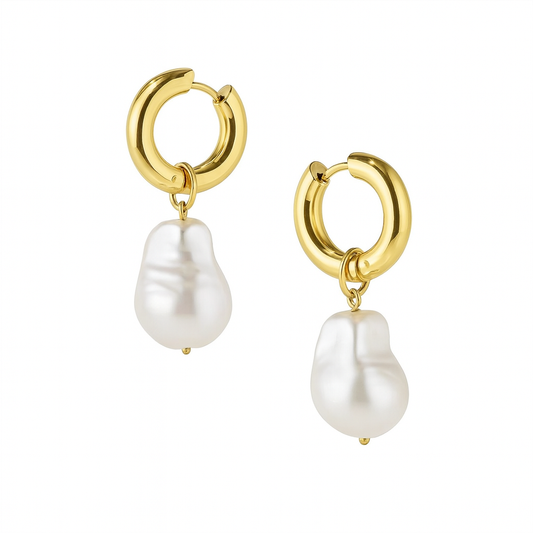 Baroque Pearl Earring