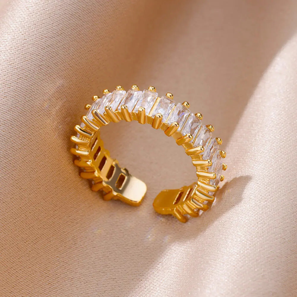 Cubic Zircon Ring (adjustable)