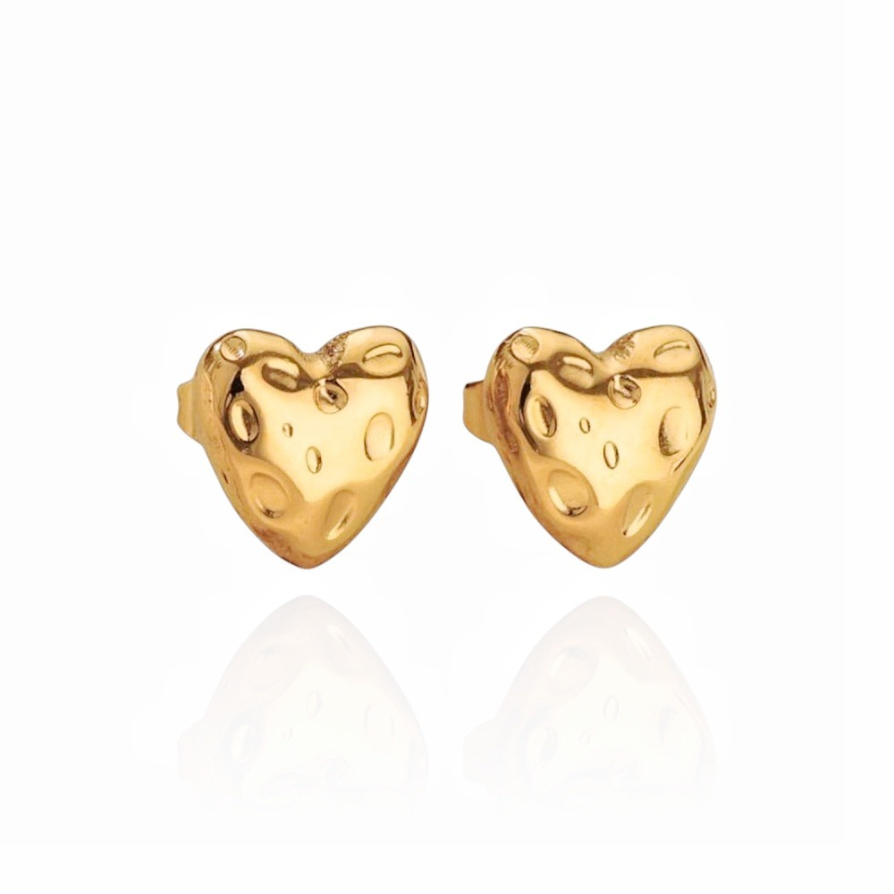 Serene Heart Studs